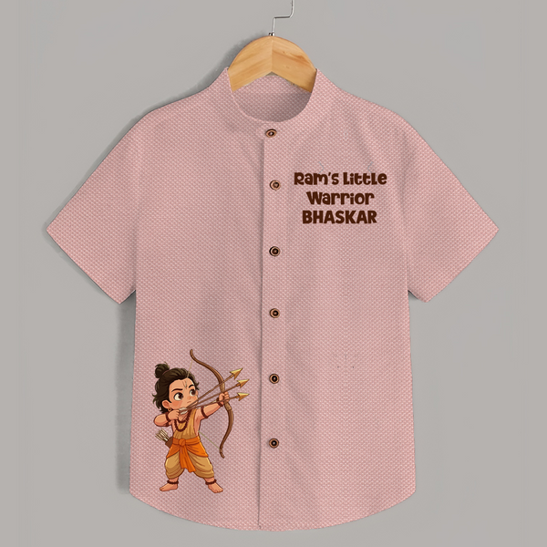 Ram’s Little Warrior Arrow Shirt - PEACH - 0 - 6 Months Old (Chest 23")
