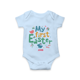 My First Easter – Baby Romper  - BABY BLUE - New Born (Chest 14")