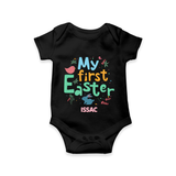 My First Easter – Baby Romper  - BLACK - New Born (Chest 14")