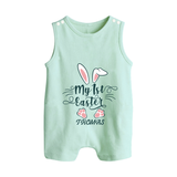 My 1st Easter – Minimal Bunny Baby Romper Suit - MINT GREEN - New Born (Chest 18")