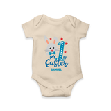 My 1st Easter – Number One Bunny Baby Romper - IVORY - New Born (Chest 14")