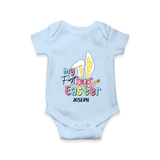 My Easter – Bunny Ears Baby Romper - BABY BLUE - New Born (Chest 14")