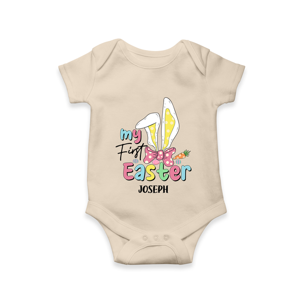 My Easter – Bunny Ears Baby Romper - IVORY - New Born (Chest 14")