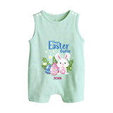 Hoppy Easter Cutie –  Romper Suit - MINT GREEN - New Born (Chest 18")