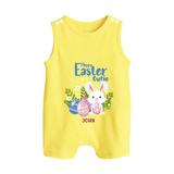 Hoppy Easter Cutie –  Romper Suit - PASTEL YELLOW - New Born (Chest 18")