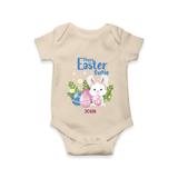 Hoppy Easter Cutie –  Romper - IVORY - New Born (Chest 14")