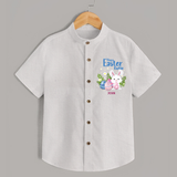 Hoppy Easter Cutie –  Shirt - WHITE - 0 - 6 Months Old (Chest 23")
