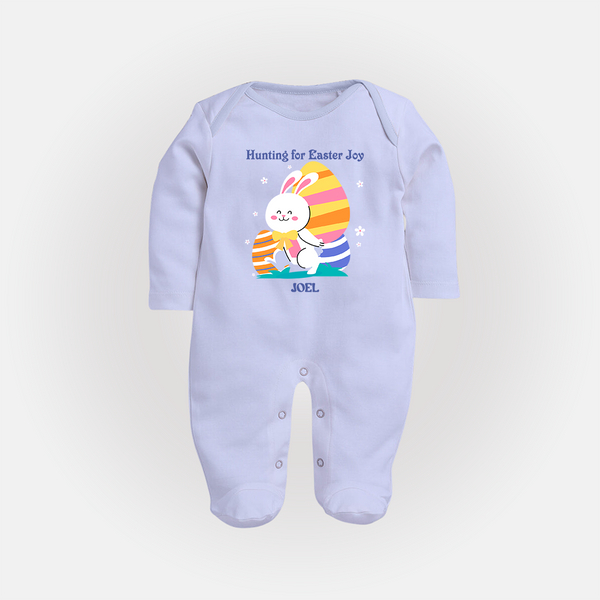 Hunting for Easter Joy –  Fullbody suit - BABY BLUE - New Born (Chest 7.5")