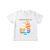 Hunting for Easter Joy –  T-Shirt - WHITE - 0-5 Months Old (Chest 17")