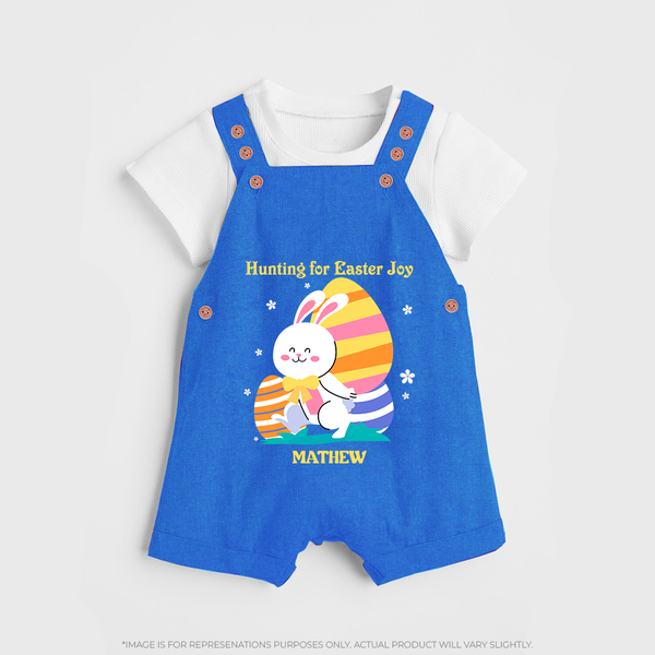 Hunting for Easter Joy –  Dungaree - COBALT BLUE - 0 - 5 Months Old (Chest 18")