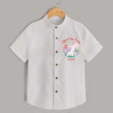 Easter Bunny & Eggs – Shirt - WHITE - 0 - 6 Months Old (Chest 23")