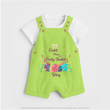 Easter Magic in Every Basket –  Dungaree - GREEN - 0 - 5 Months Old (Chest 18")