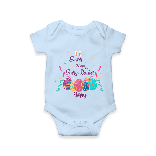 Easter Magic in Every Basket –  Romper - BABY BLUE - New Born (Chest 14")