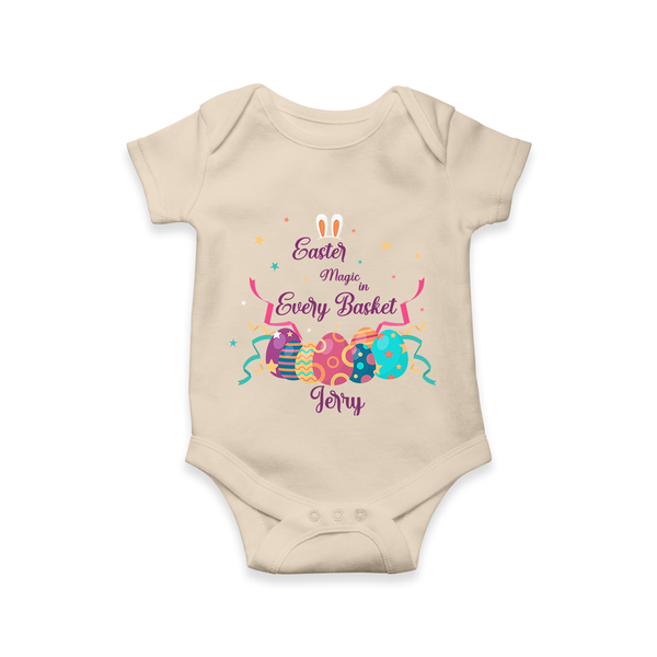 Easter Magic in Every Basket –  Romper - IVORY - New Born (Chest 14")