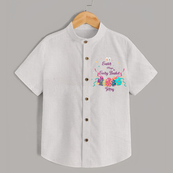 Easter Magic in Every Basket –  Shirt - WHITE - 0 - 6 Months Old (Chest 23")