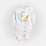 Golden Egg Champion – Easter  Fullbody suit - WHITE - New Born (Chest 7.5")