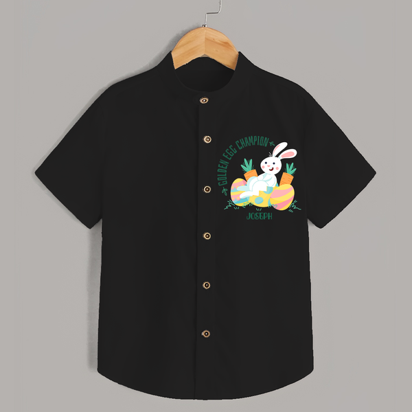 Golden Egg Champion – Easter  Shirt - BLACK - 0 - 6 Months Old (Chest 23")