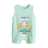 Hunting for Happiness – Easter  Romper Suit - MINT GREEN - New Born (Chest 18")