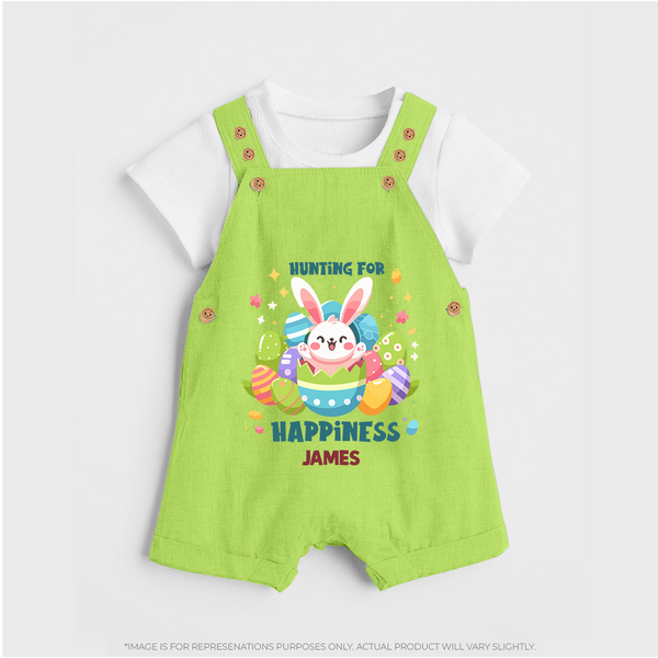 Hunting for Happiness – Easter  Dungaree - GREEN - 0 - 5 Months Old (Chest 18")