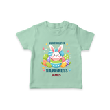 Hunting for Happiness – Easter  T-Shirt - MINT GREEN - 0-5 Months Old (Chest 17")