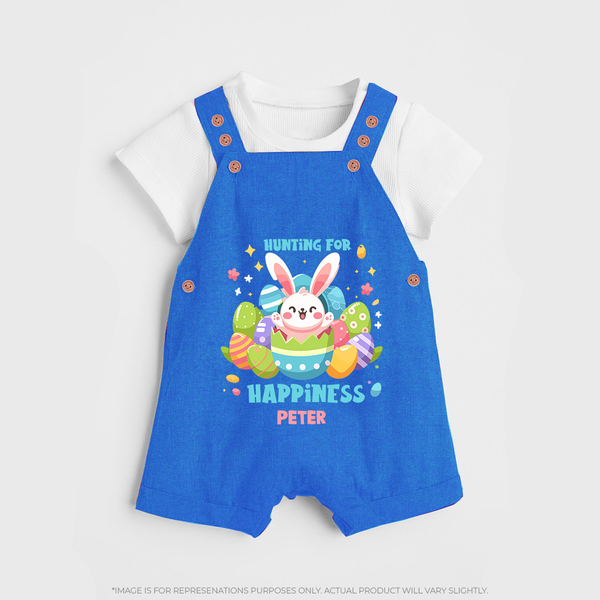 Hunting for Happiness – Easter  Dungaree - COBALT BLUE - 0 - 5 Months Old (Chest 18")