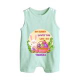 No Bunny Loves You Like I Do –  Romper Suit - MINT GREEN - New Born (Chest 18")