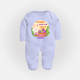 No Bunny Loves You Like I Do –  Fullbody suit - BABY BLUE - New Born (Chest 7.5")
