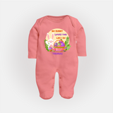No Bunny Loves You Like I Do –  Fullbody suit - PEACH - New Born (Chest 7.5")