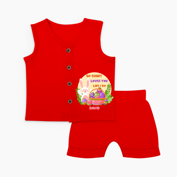 No Bunny Loves You Like I Do –  Jabla Set - RED - 0 - 3 Months Old (Chest 9.8")