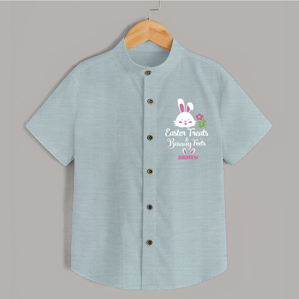 Easter Treats & Bunny Feets –  Shirt - ARCTIC BLUE - 0 - 6 Months Old (Chest 23")