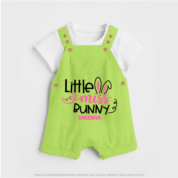 Little Miss – Easter  Dungaree - GREEN - 0 - 5 Months Old (Chest 18")
