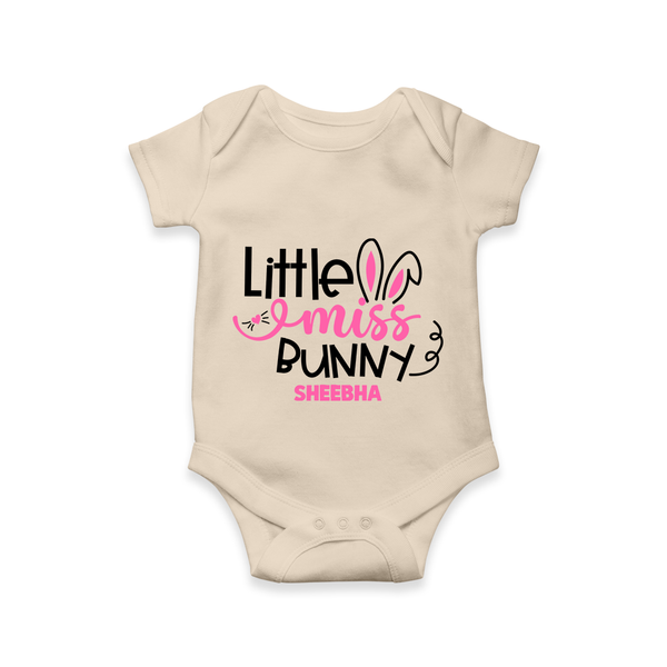 Little Miss – Easter  Romper - IVORY - New Born (Chest 14")