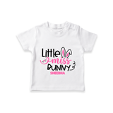 Little Miss – Easter  T-Shirt - WHITE - 0-5 Months Old (Chest 17")