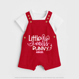 Little Miss – Easter  Dungaree - RED - 0 - 5 Months Old (Chest 18")