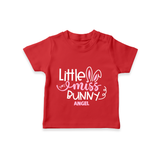 Little Miss – Easter  T-Shirt - RED - 0-5 Months Old (Chest 17")