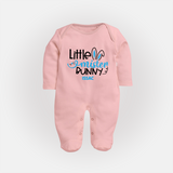 Little Mister – Easter  Fullbody suit - BABY PINK - New Born (Chest 7.5")