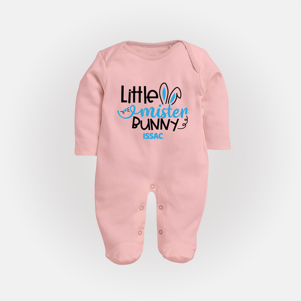 Little Mister – Easter  Fullbody suit - BABY PINK - New Born (Chest 7.5")