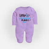 Little Mister – Easter  Fullbody suit - LILAC - New Born (Chest 7.5")