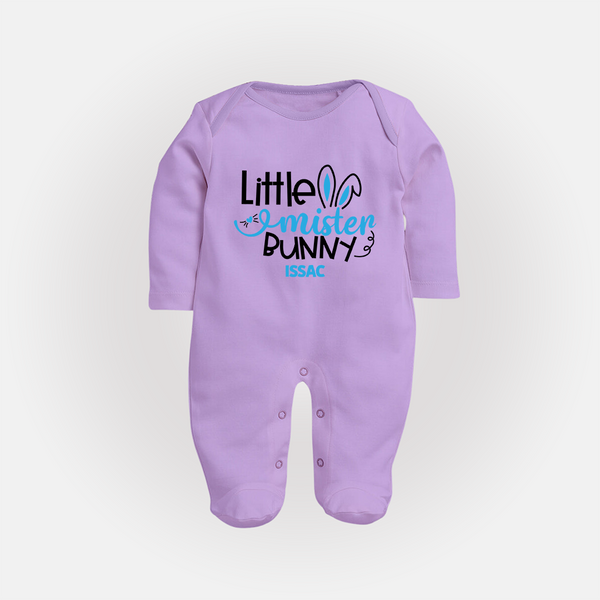 Little Mister – Easter  Fullbody suit - LILAC - New Born (Chest 7.5")