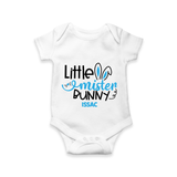 Little Mister – Easter  Romper - WHITE - New Born (Chest 14")
