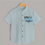 Little Mister – Easter  Shirt - ARCTIC BLUE - 0 - 6 Months Old (Chest 23")