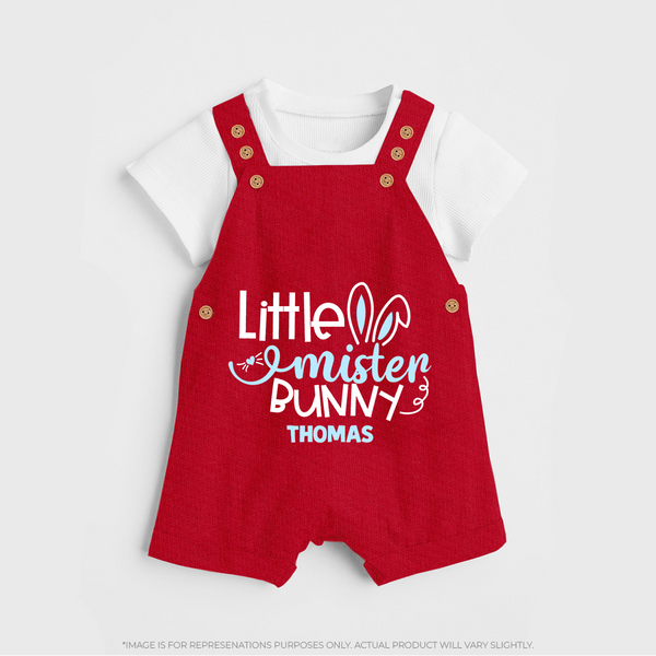 Little Mister – Easter  Dungaree - RED - 0 - 5 Months Old (Chest 18")