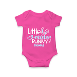 Little Mister – Easter  Romper - HOT PINK - New Born (Chest 14")
