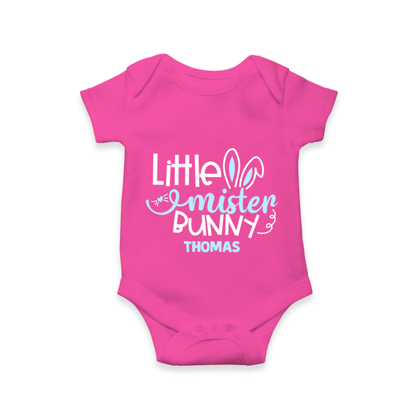 Little Mister – Easter  Romper - HOT PINK - New Born (Chest 14")