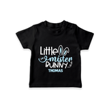 Little Mister – Easter  T-Shirt - BLACK - 0-5 Months Old (Chest 17")