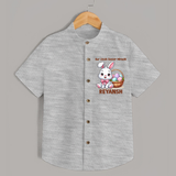 Personalized Easter Shirt – Our Little Easter Miracle with Name - GREY - 0 - 6 Months Old (Chest 23")