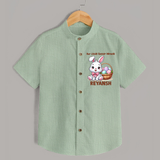 Personalized Easter Shirt – Our Little Easter Miracle with Name - MINT GREEN - 0 - 6 Months Old (Chest 23")