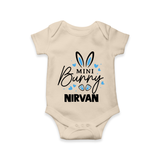 Mini Bunny Personalized Romper – Cute Easter Outfit with Name - IVORY - New Born (Chest 14")