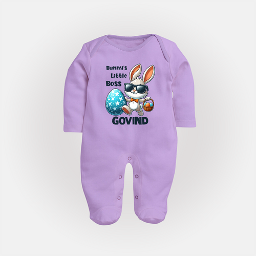 Bunny’s Little Boss Personalized Fullbody suit – Cool Easter Bunny Outfit