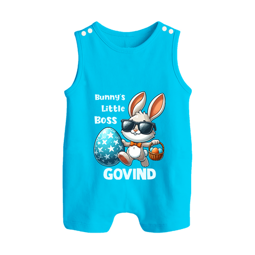 Bunny’s Little Boss Personalized Romper Suit – Cool Easter Bunny Outfit